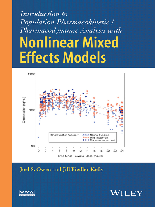Title details for Introduction to Population Pharmacokinetic / Pharmacodynamic Analysis with Nonlinear Mixed Effects Models by Joel S. Owen - Wait list
